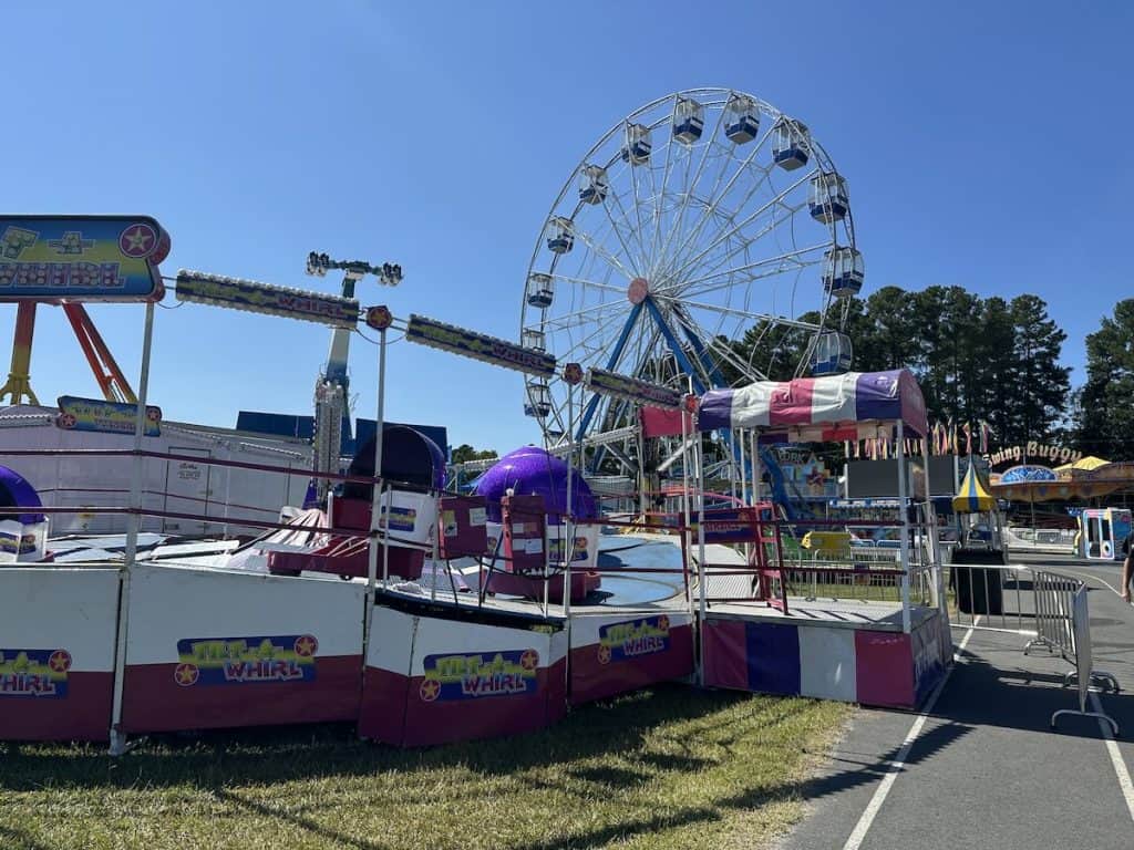 rides at Cabarrus County Fair