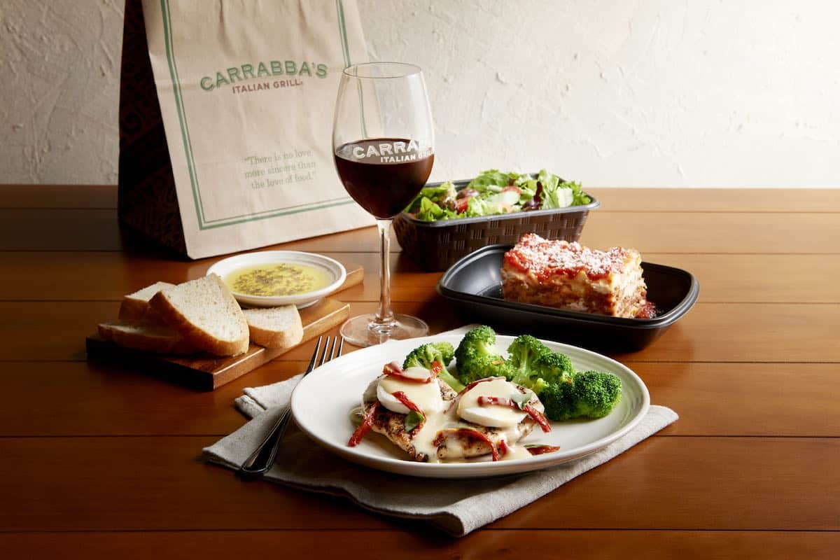 carrabbas take home lasagna Charlotte On The Cheap