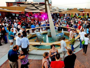 NC Music Factory fountain