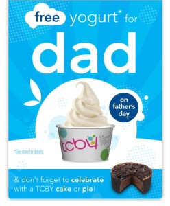 TCBY father's day