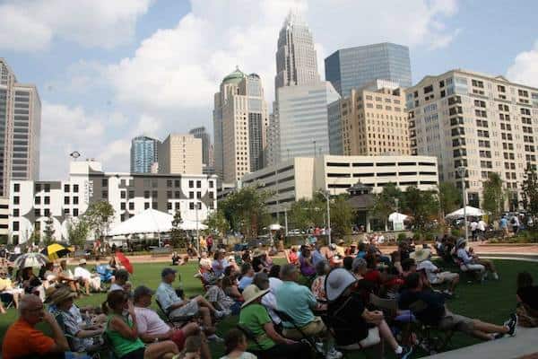 free summer concerts romare bearden park charlotte