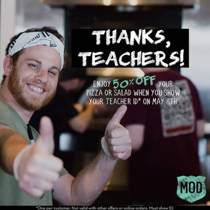 Teacher Appreciation Day freebies and deals 2018 Charlotte On The Cheap