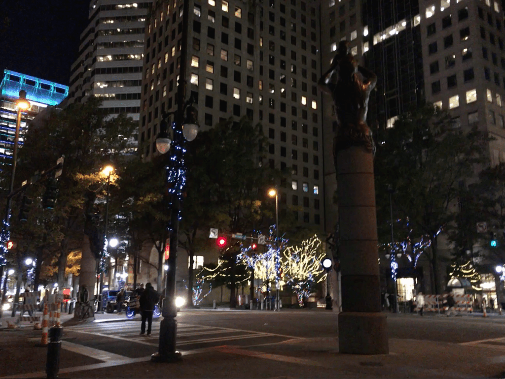 Selfguided Christmas walking tour of Uptown Charlotte 2018 Charlotte