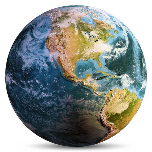 Planet Earth Isolated Elements Of This Image Furnished By Nasa 3D Rendering Planet Earth Isolated