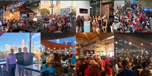 graham street pub photo collage