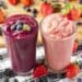Fresh Blueberry and Strawberry Smoothie