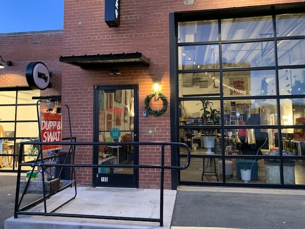 exterior view of dupp & swat creative space at Camp North End in Charlotte