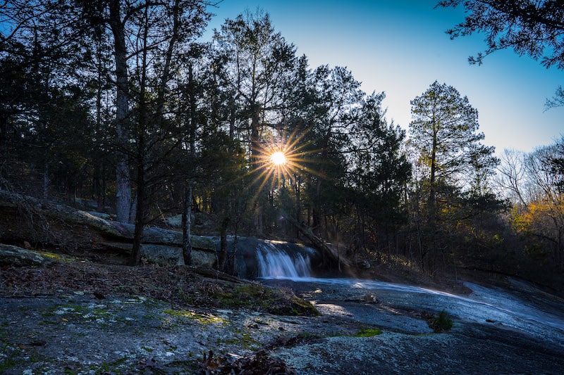 40 Acre Rock Waterfall South Carolina