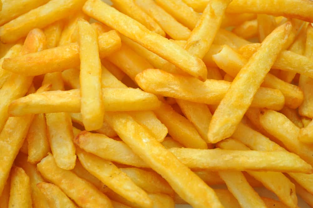 close-up photo of french fries