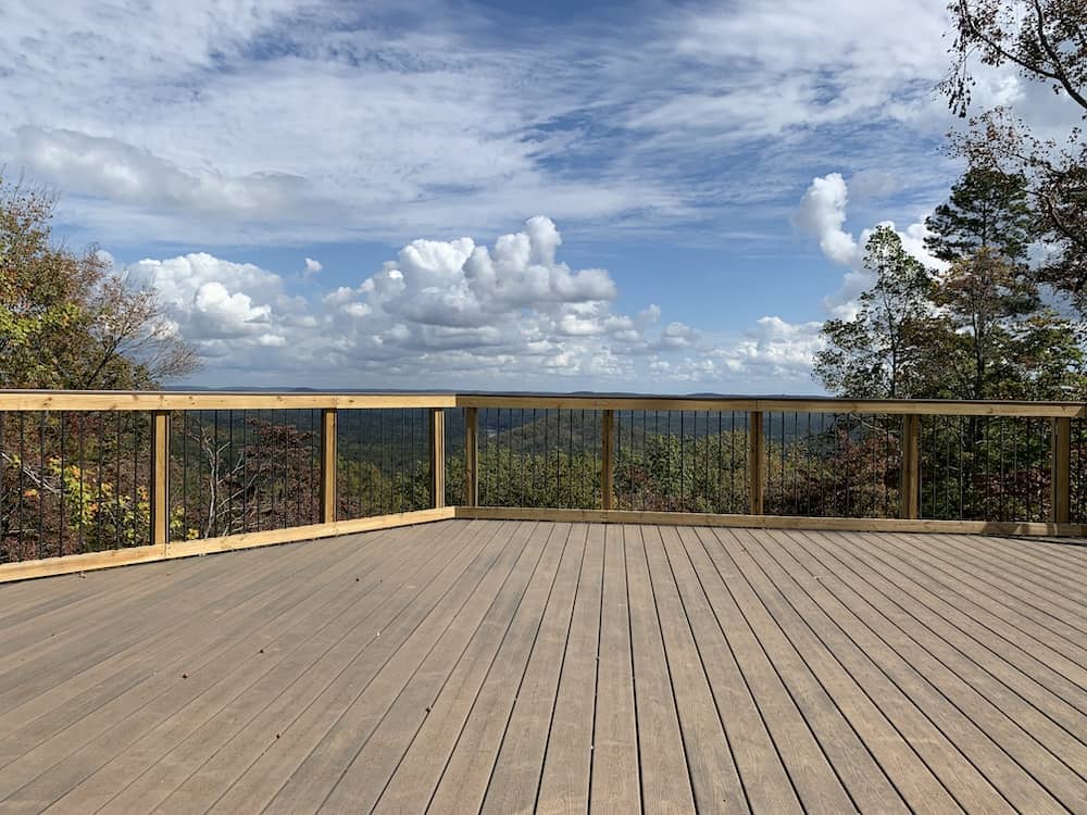 Observation deck at Morrow Mountain State Park