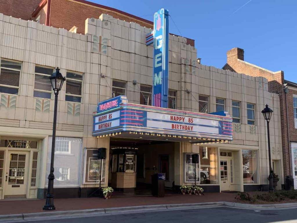 exterior of Gem Theatre