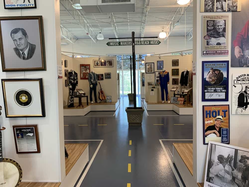 Interior of North Carolina Music Hall of Fame