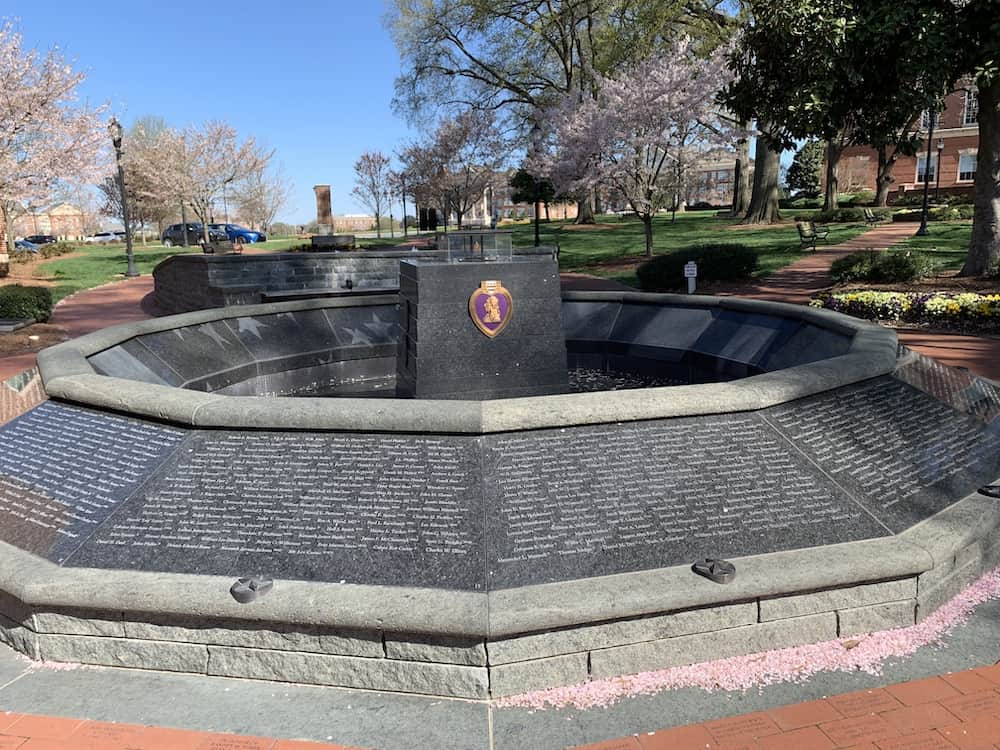 Veterans Park Ring of Honor Kannapolis