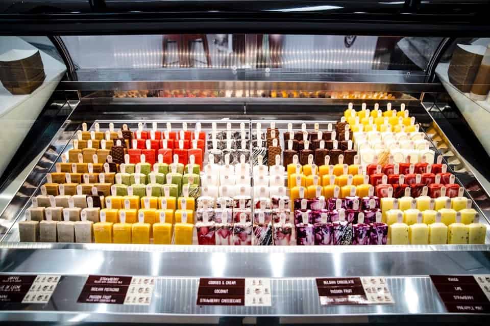 selection of Mexican popsicles