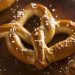homemade soft pretzel with salt