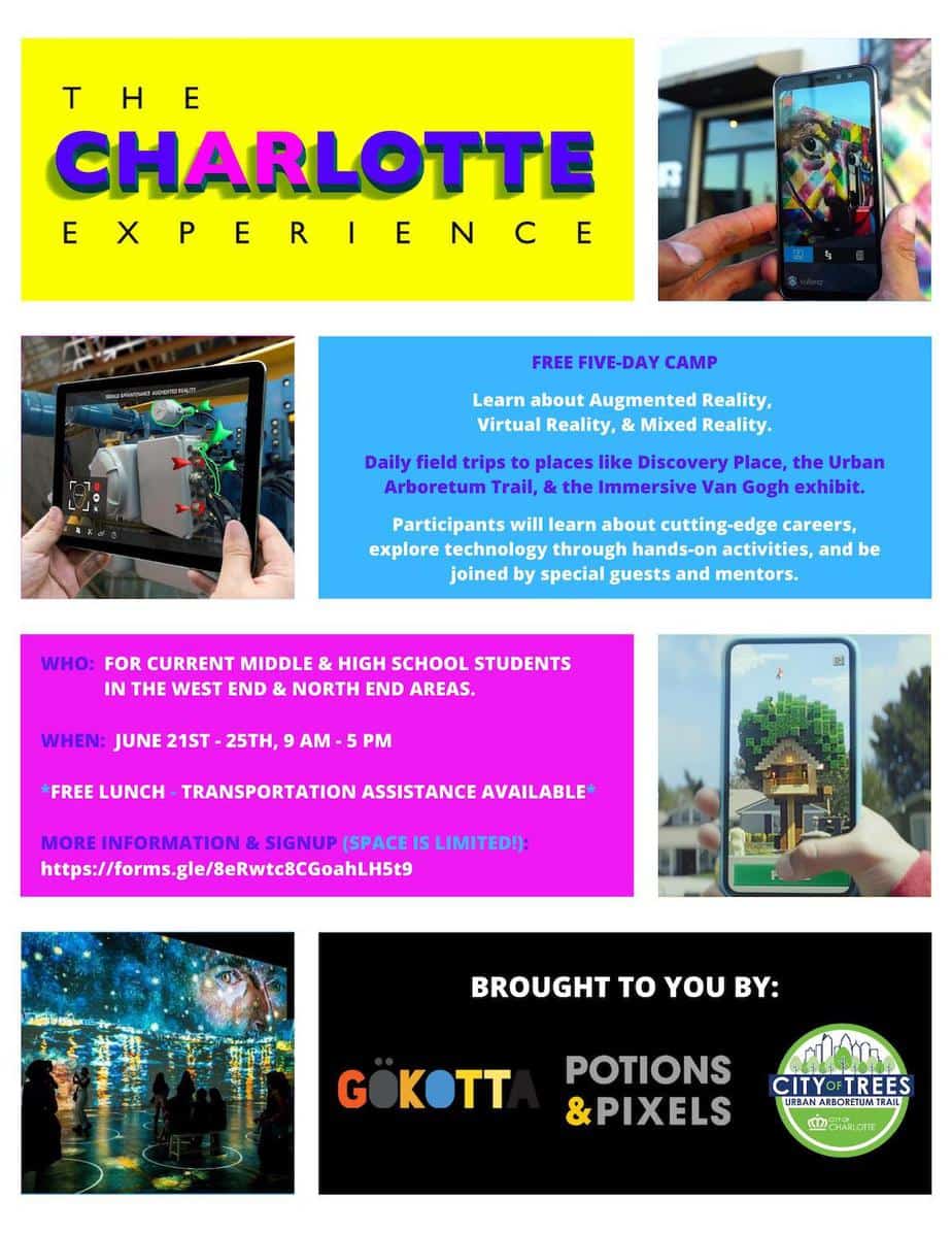 Free Summer Camp On Augmented Reality Includes Free Lunch Trip To Immersive Van Gogh Exhibit More Charlotte On The Cheap consignment shops arboretum charlotte on Free Summer Camp On Augmented Reality Includes Free Lunch Trip To Immersive Van Gogh Exhibit More Charlotte On The Cheap