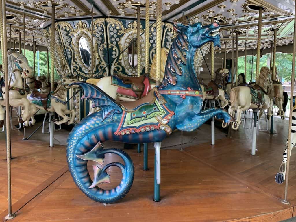 Seahorse on carousel