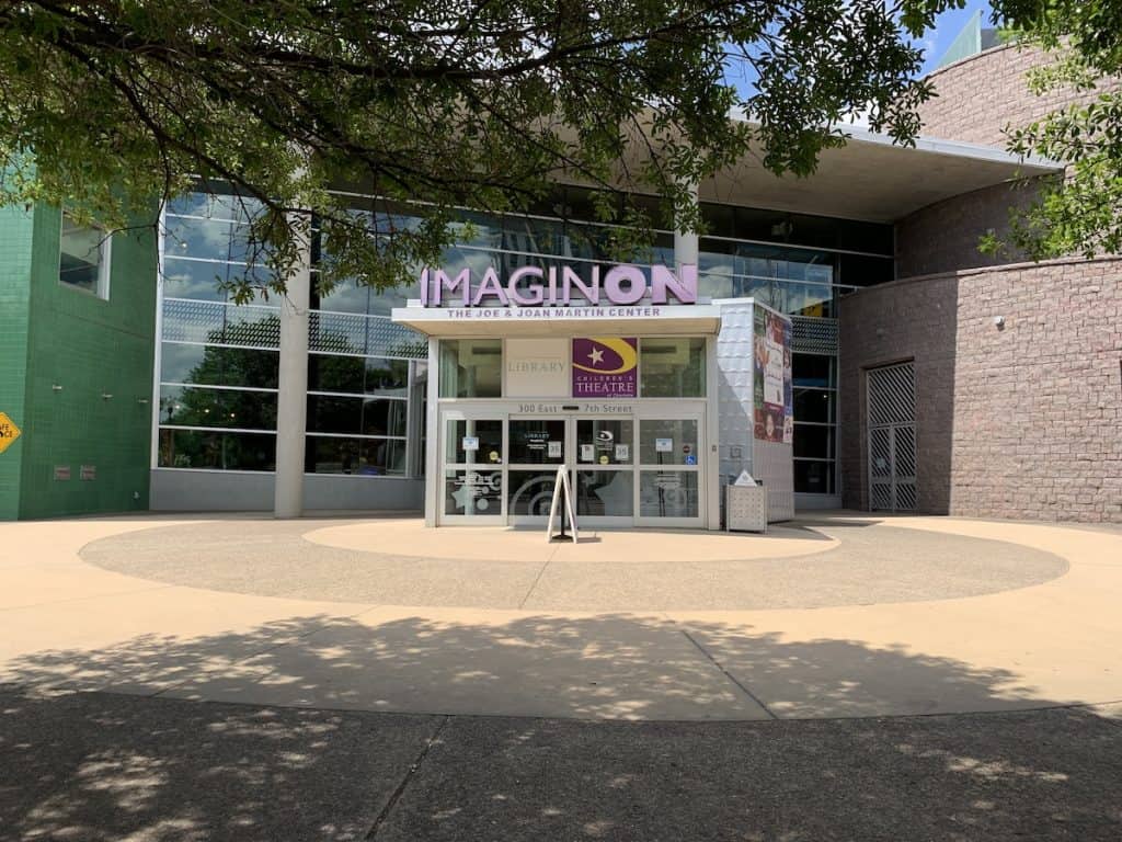 exterior of ImaginOn in Charlotte
