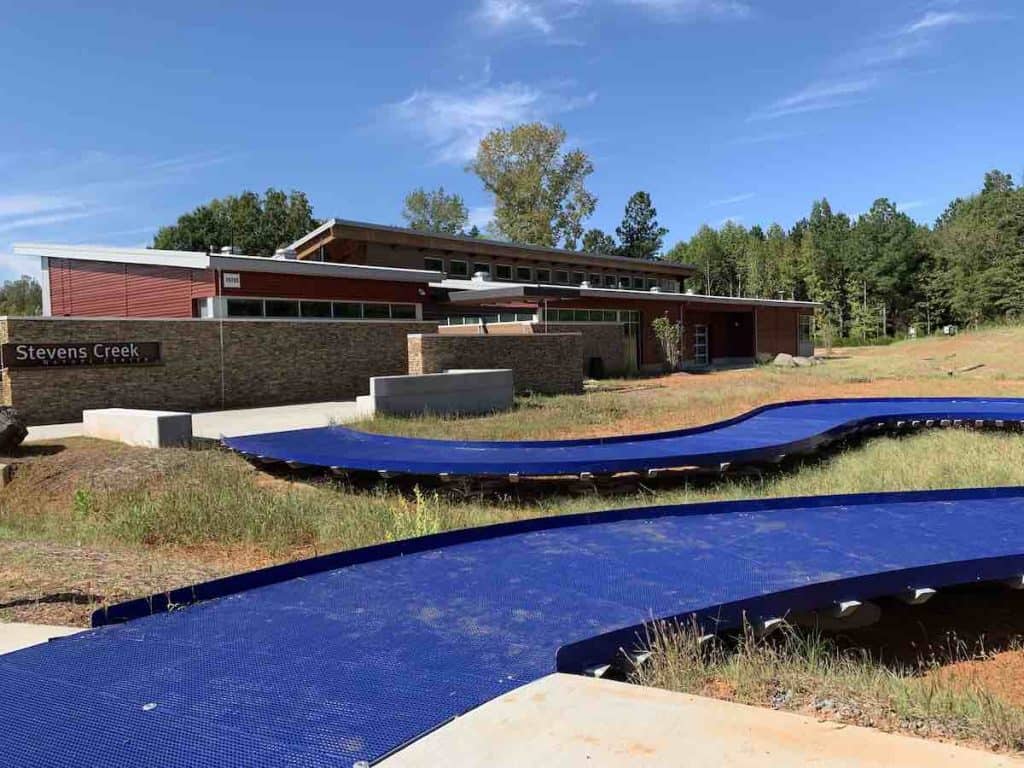 Entrance to Stevens Creek Nature Center in Mint Hill