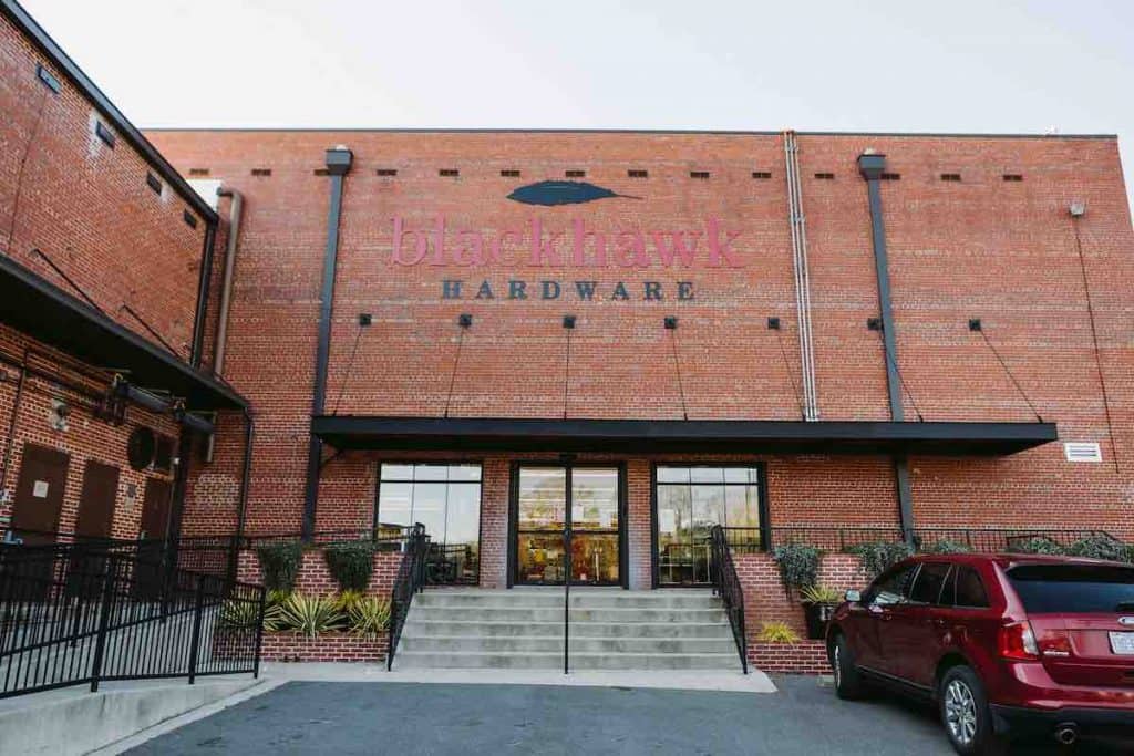 Exterior of Blackhawk Hardware