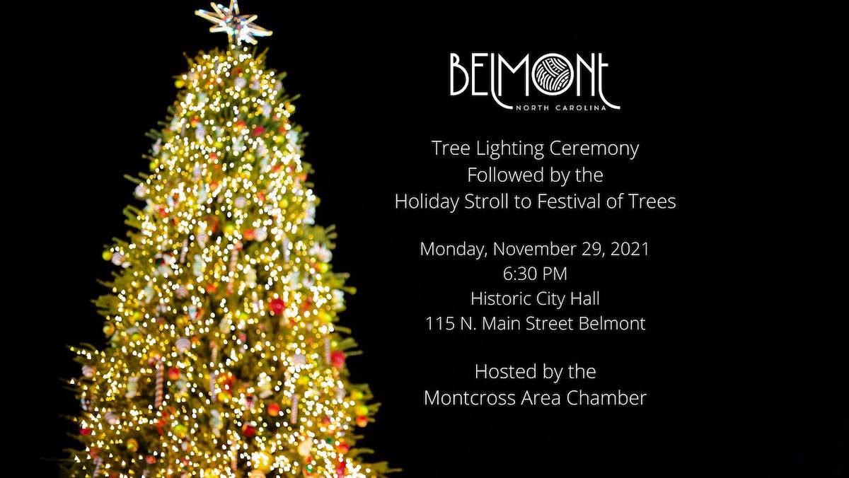 Tree Lighting And Festival Of Trees In Belmont Charlotte On The Cheap