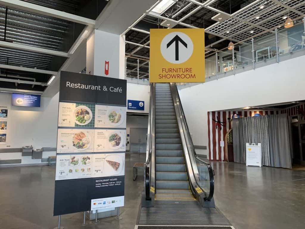 Escalator in IKEA Charlotte