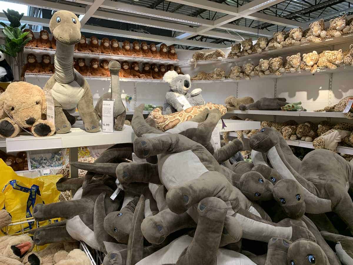 ikeastuffedanimalsdinosaursjlm Charlotte On The Cheap