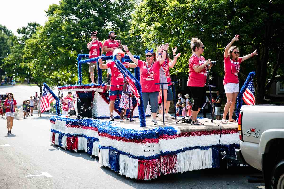 Baxter Village / Fort Mill's 4th of July Parade Charlotte On The Cheap