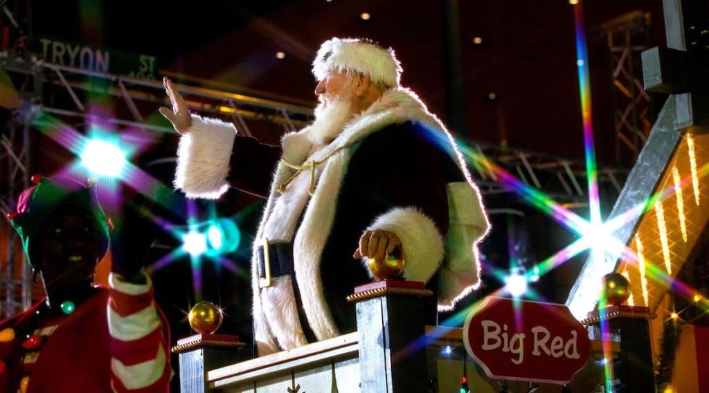 Santa at Novant Health Charlotte Thanksgiving Parade