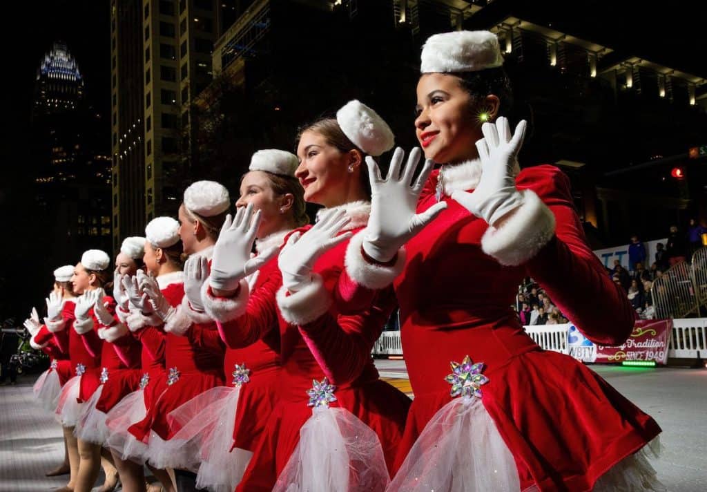 Dancers at Novant Health Thanksgiving Parade in Charlotte