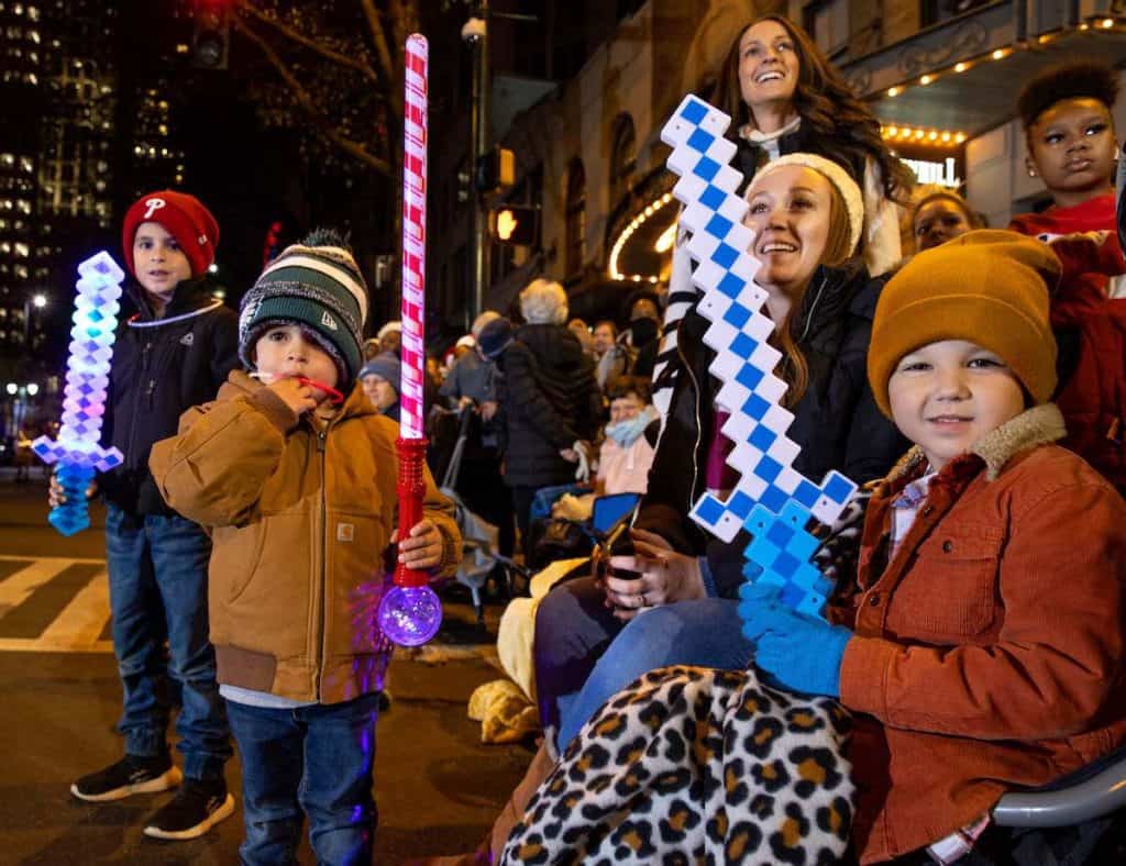 Spectators at Novant Health Thanksgiving Parade in Charlotte