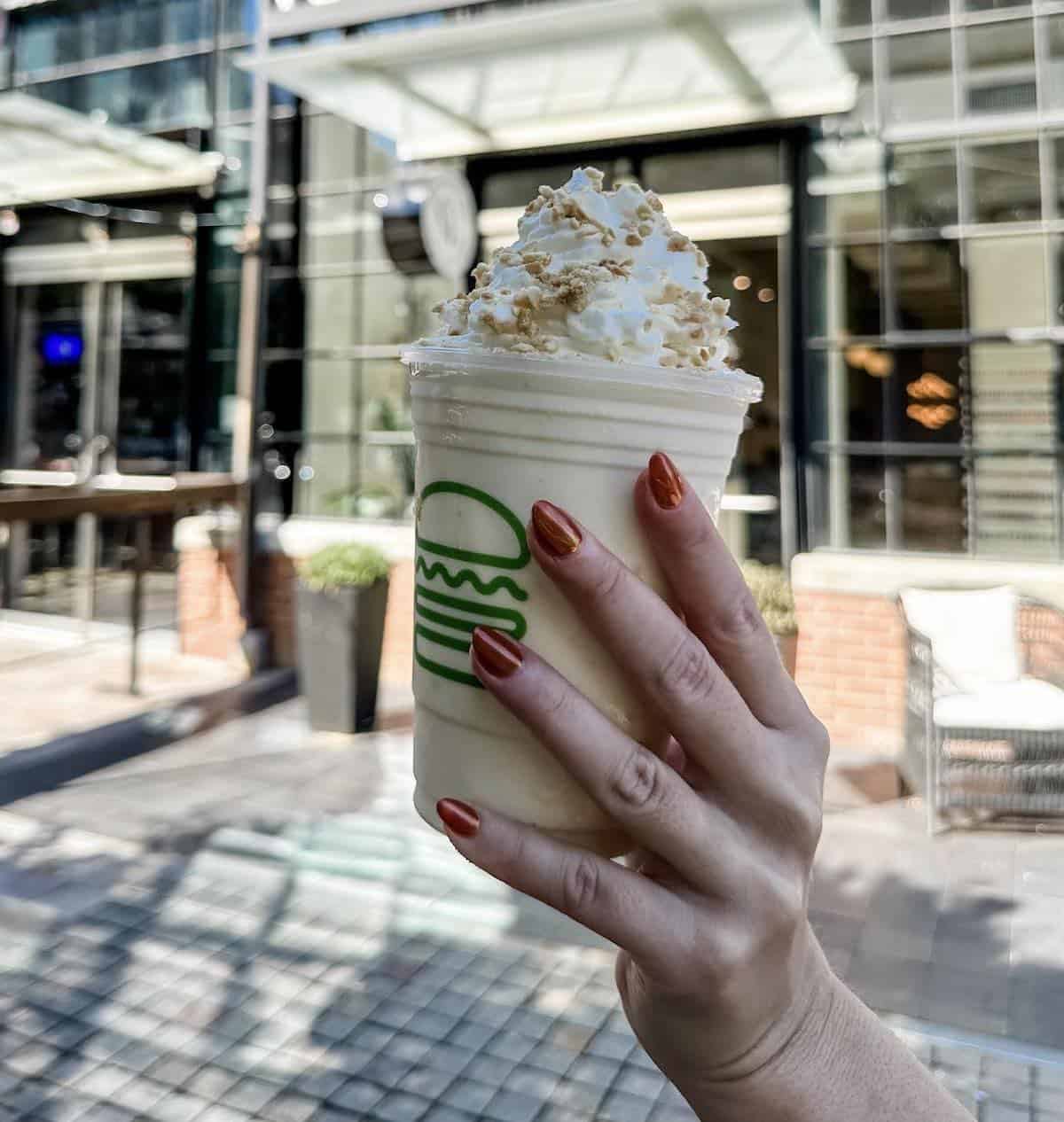 Get a Shake Shackinspired manicure at Varnish Lane and get a free milkshake or lemonade