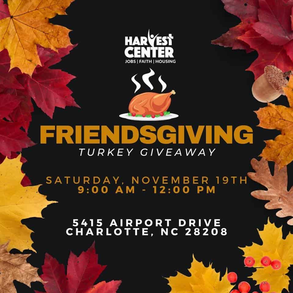 Friendsgiving Turkey and Grocery Giveaway at The Harvest Center of