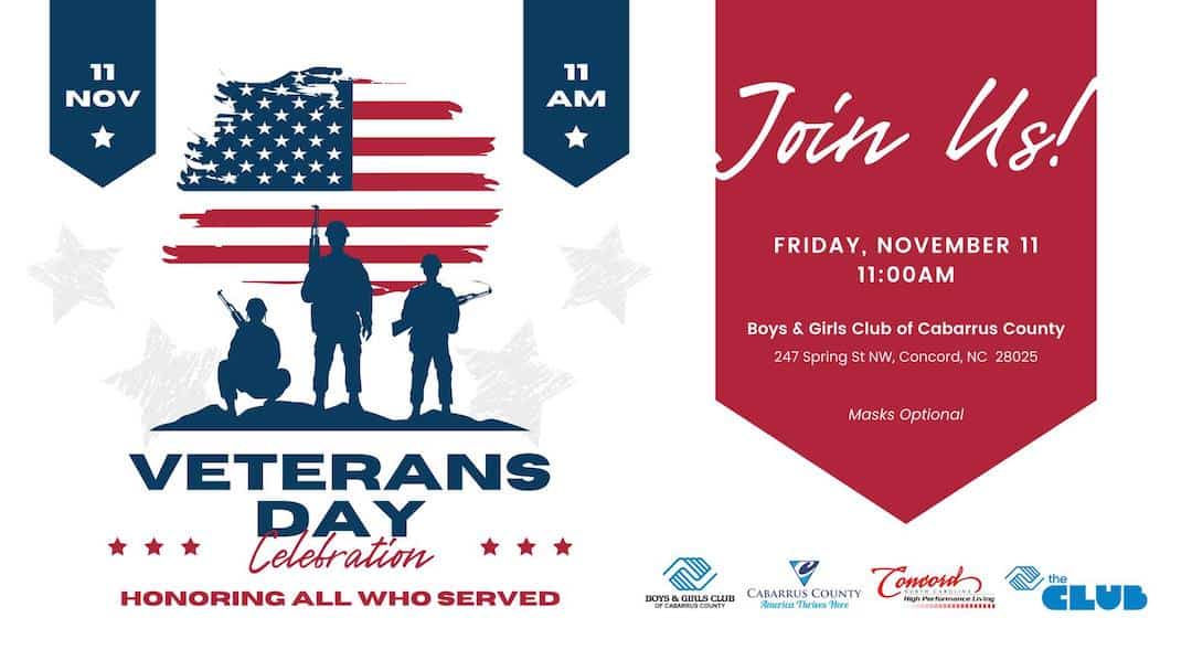 City of Concord Veterans Day Celebration Charlotte On The Cheap