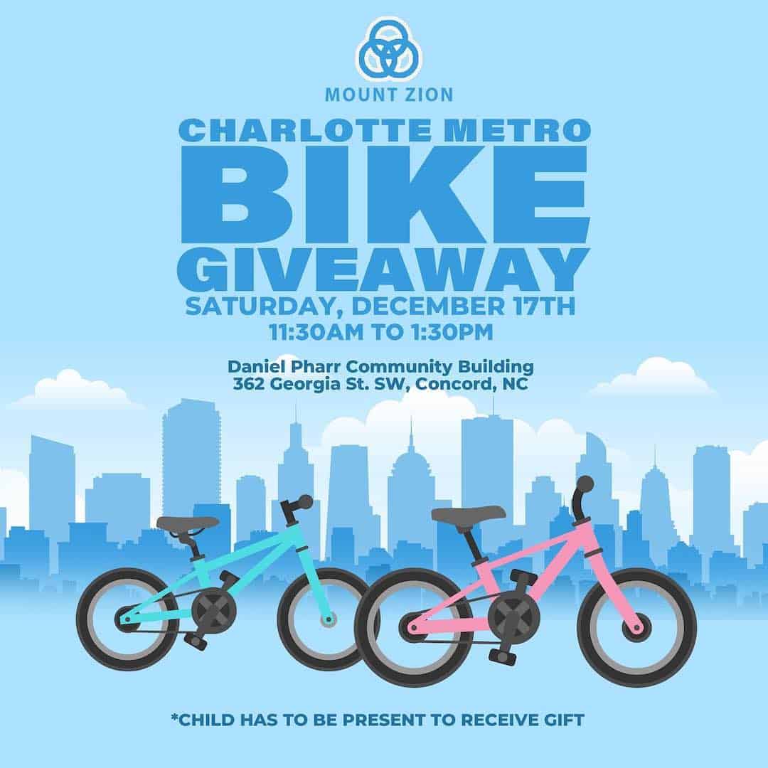 Charlotte Metro Bike Giveaway Dec 17 Charlotte On The Cheap