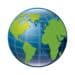 earth icon over white background. vector illustration