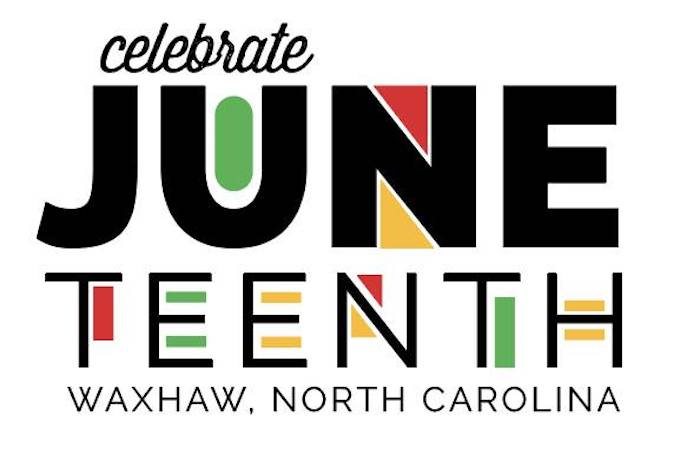 Logo for Waxhaw, North Carolina's Juneteenth Celebration
