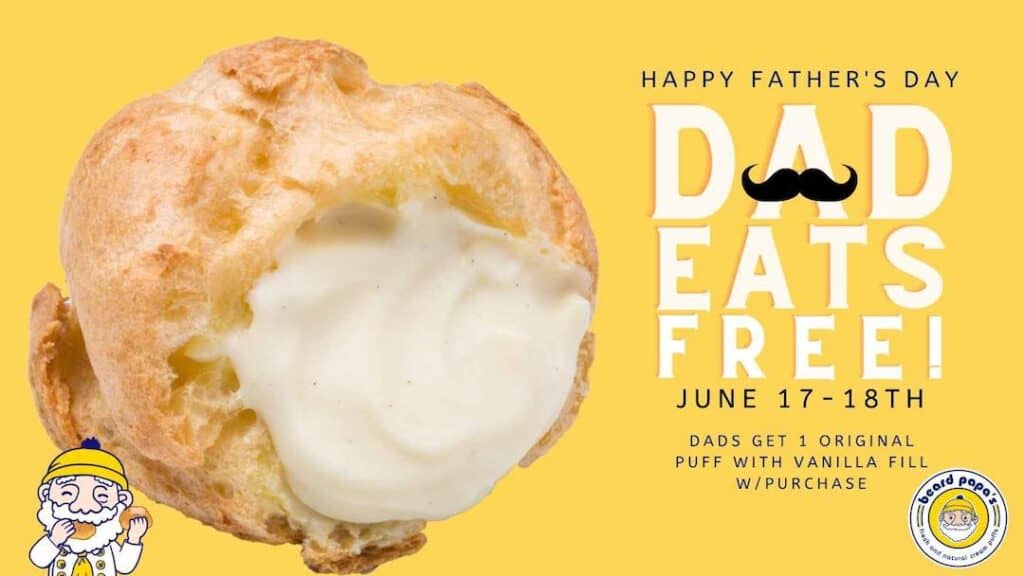 beard papas poster for father's day