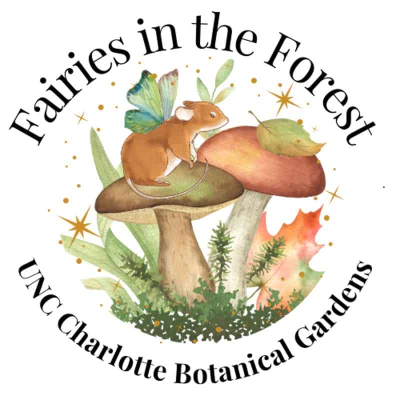logo for fairies in the forest