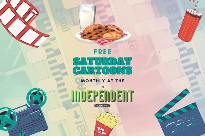 poster for Saturday cartoons at Independent Picture House