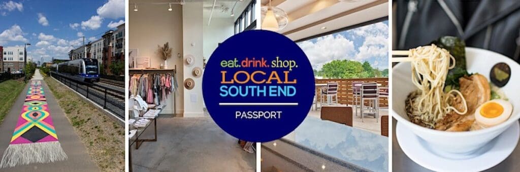 banner for eat drink shop local south end