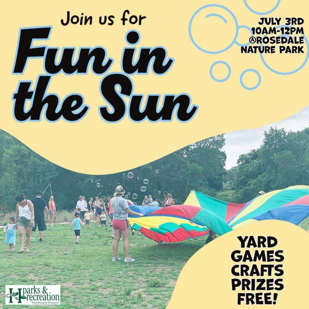 poster for fun in the sun huntersville