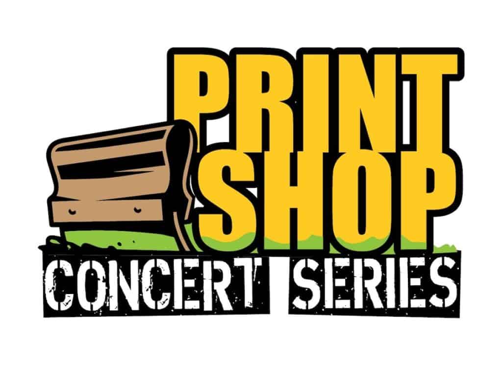 logo for Print Shop Concert Series