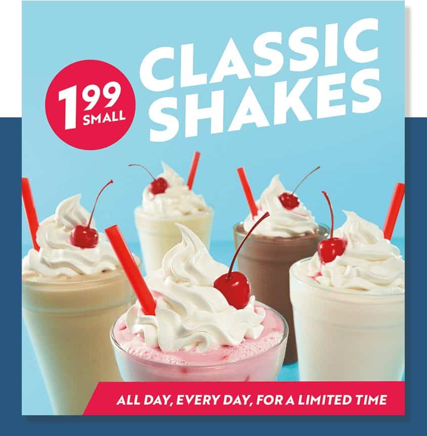 Affordable milkshake promotions