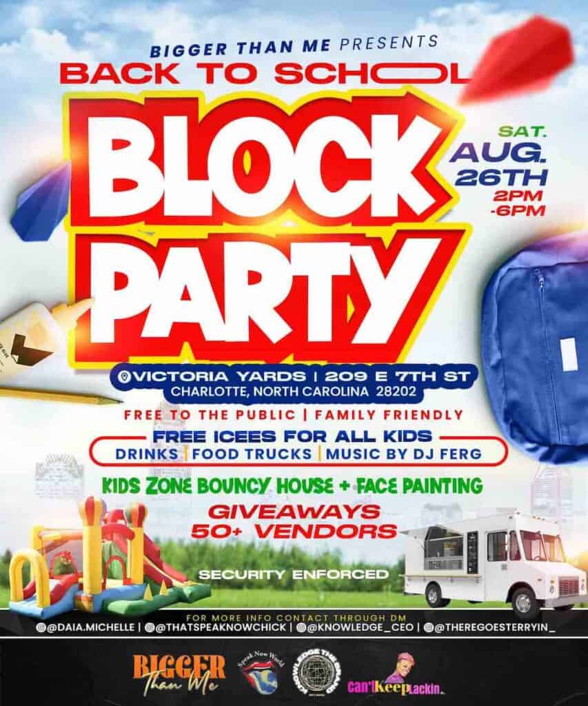 poster for block party
