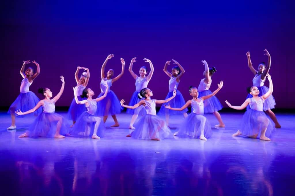 children dancing on stage