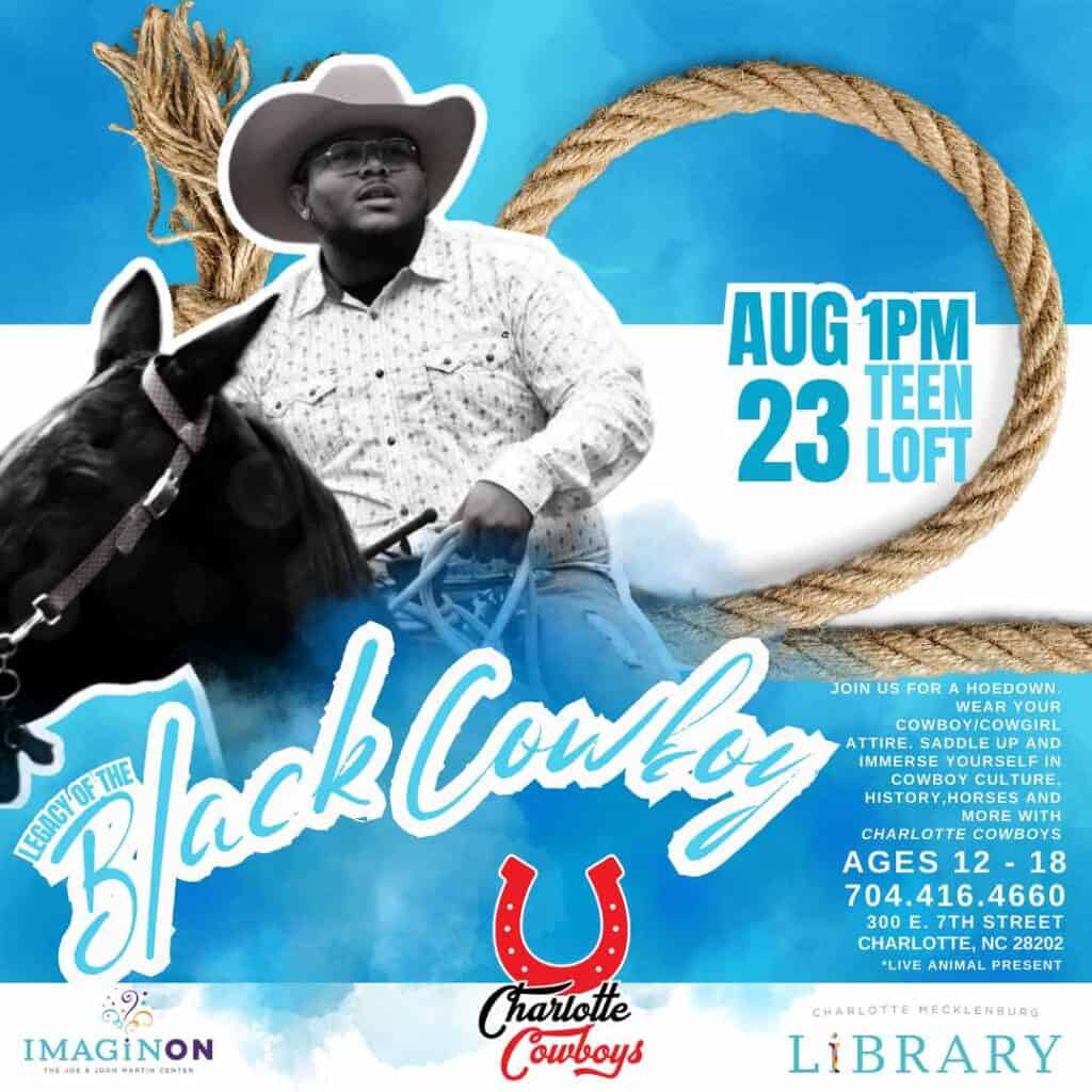 poster for Charlotte Cowboys History Hoedown