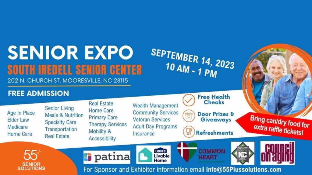 banner for Iredell Senior Expo