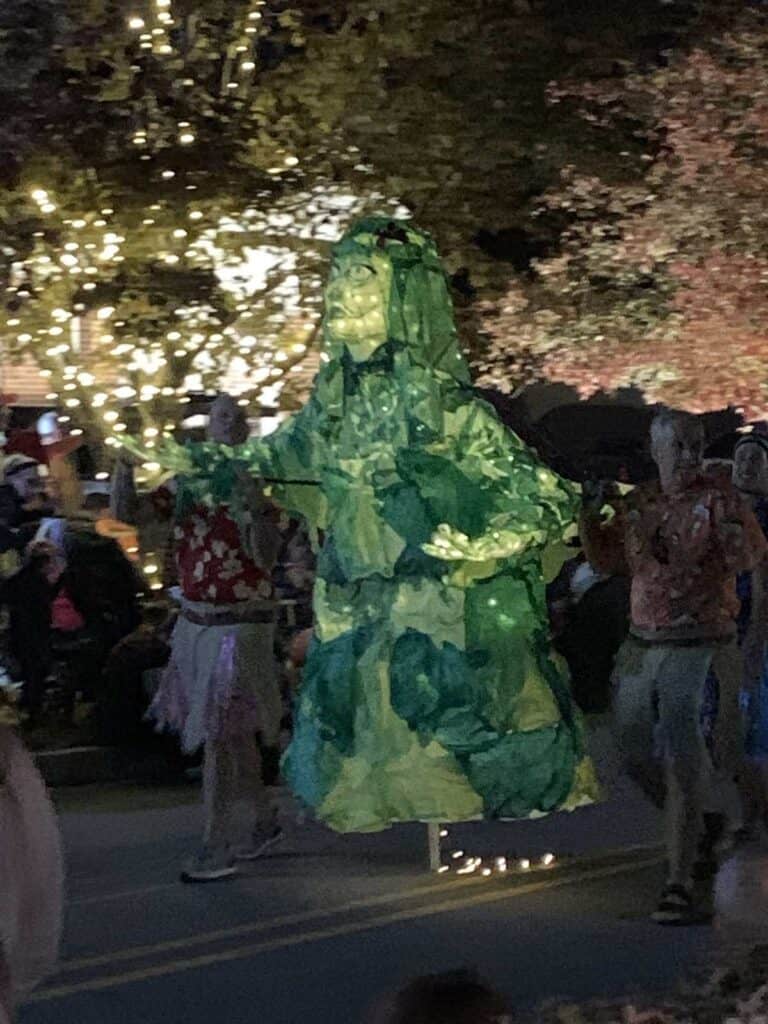 Lantern in parade in Mount Holly
