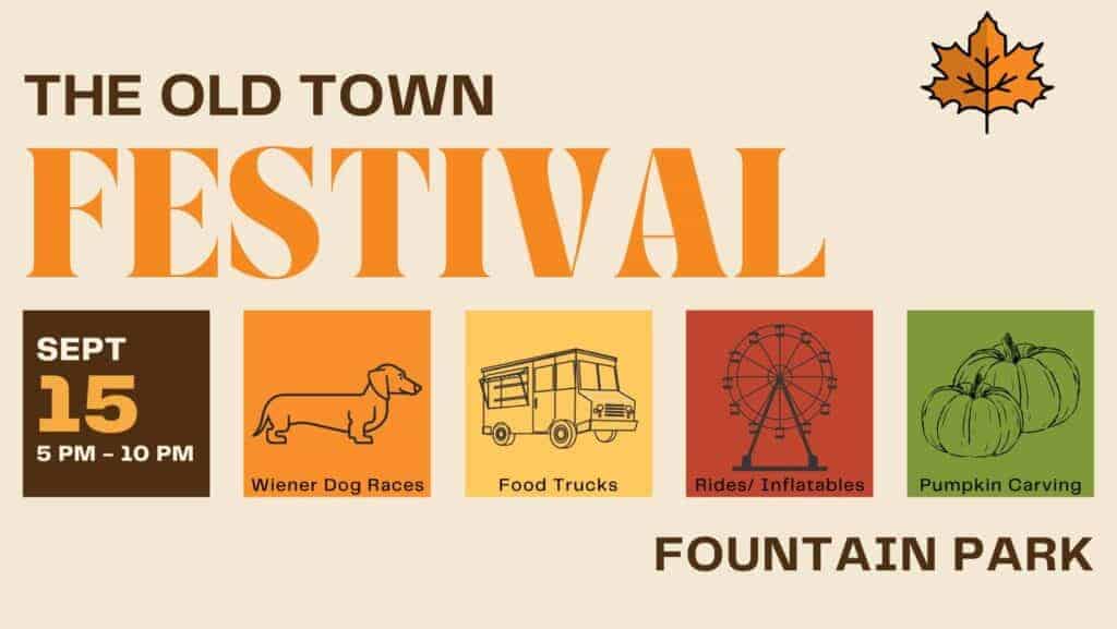 banner for Old Town Festival